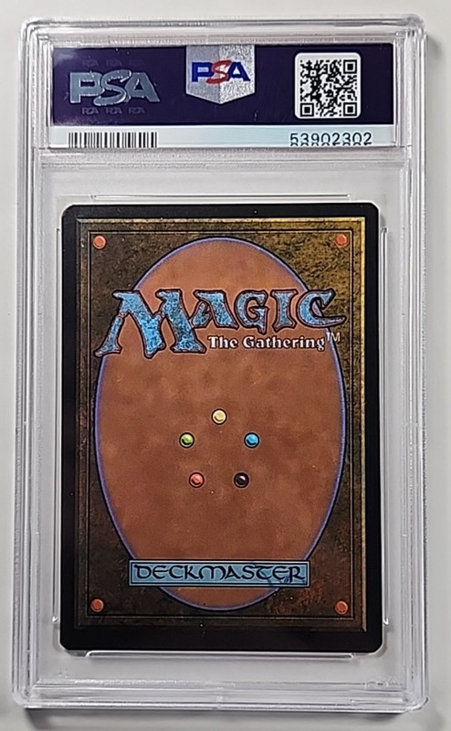 1994 MtG Magic the Gathering Revised Atog Red Vintage PSA 9 Mint POP 16 view 2