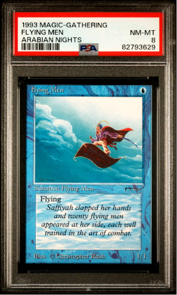 1993 MTG Magic The Gathering ARN Arabian Nights Vintage Flying Men PSA 8