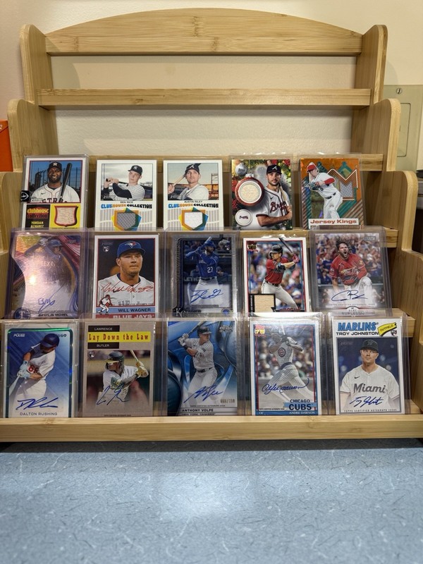 Topps Baseball Auto & Patch 15 Card Lot