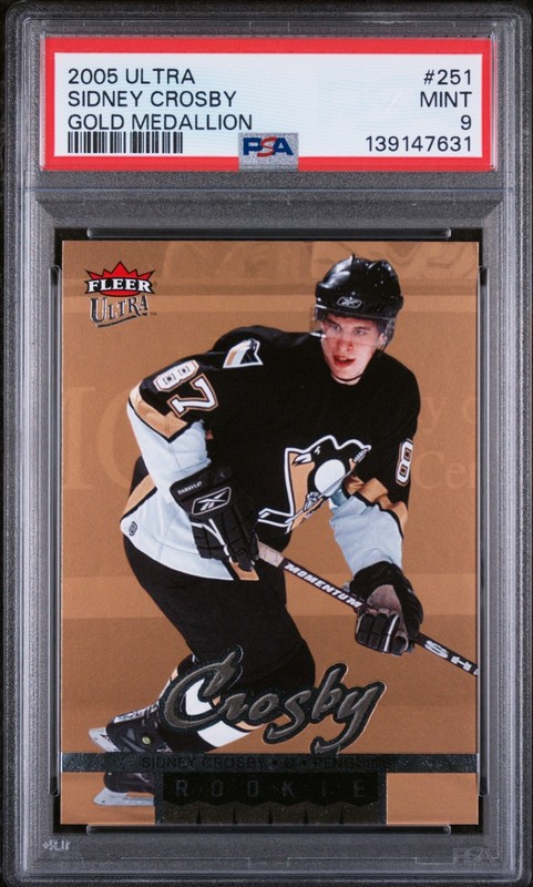2005 Ultra GOLD MEDALLION Sidney Crosby #251 PSA 9 #7631