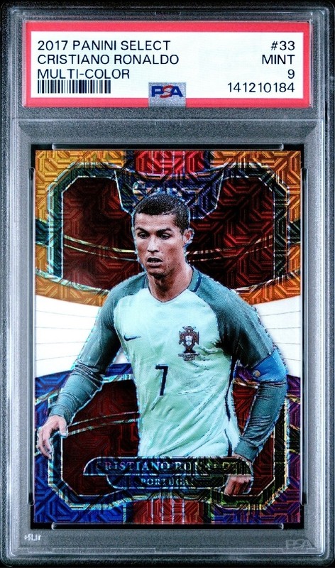2017-18 Panini Select - Terrace Cristiano Ronaldo #33 Multi-Color Prizm