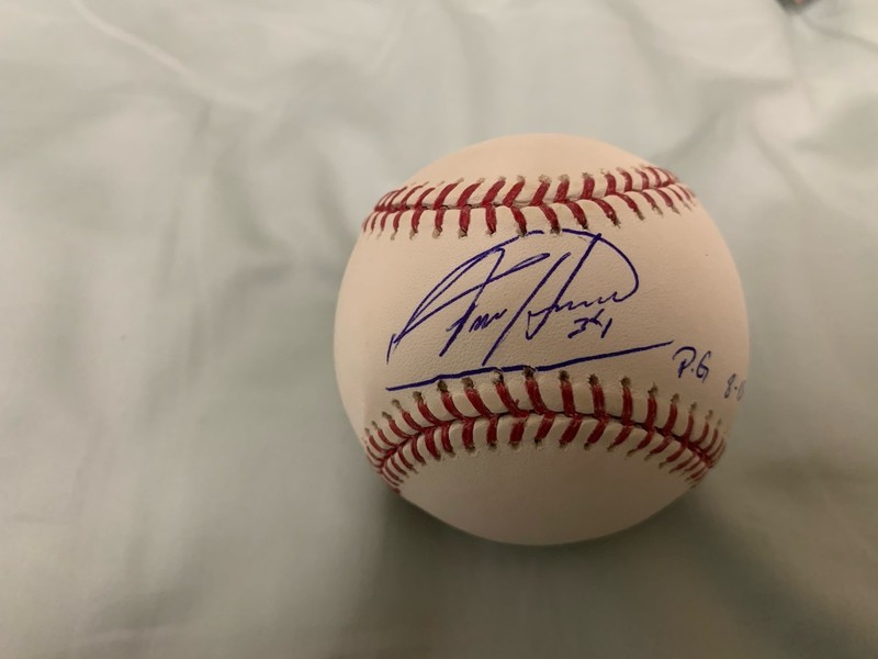 Felix Hernandez Autograph Baseball Inscribed Perfect Game! PSA Authentic! L@@K!