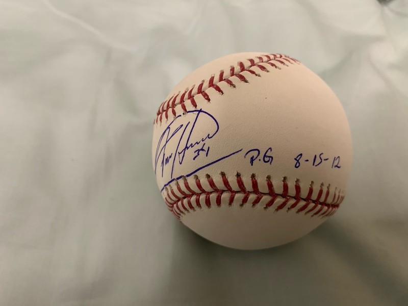 Felix Hernandez Autograph Baseball Inscribed Perfect Game! PSA Authentic! L@@K! view 2