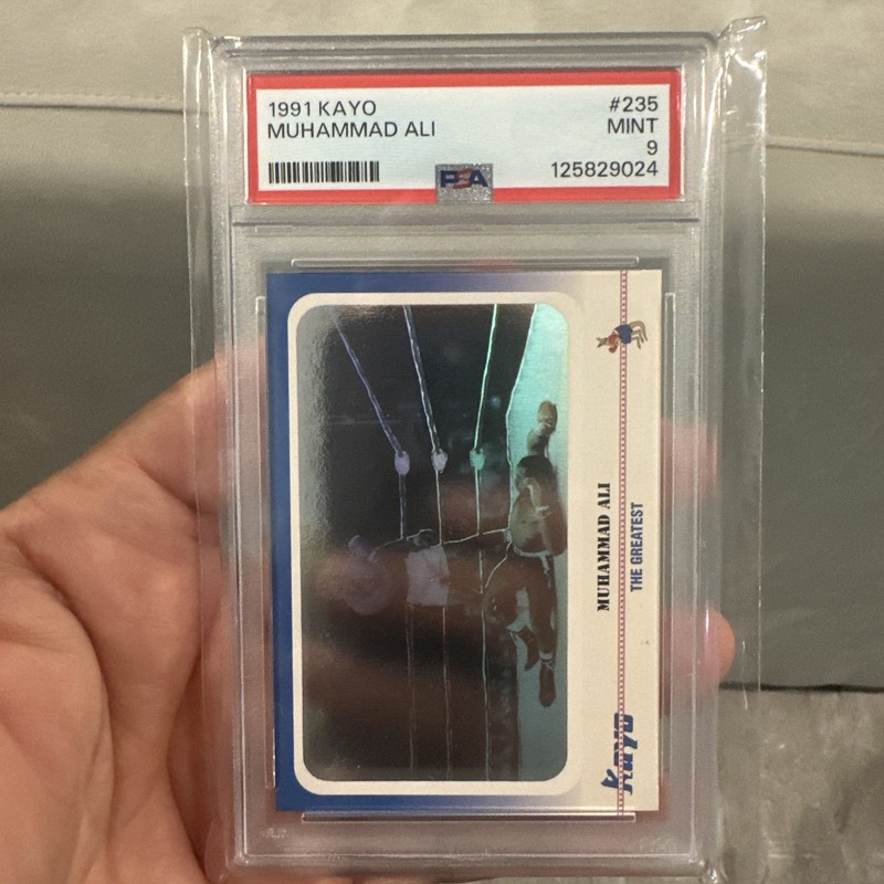 1991 Muhammad Ali Kayo Hologram  #235 Boxing Card Graded Psa 9 Mint!!!