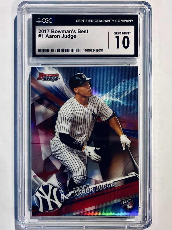 2017 Bowman's Best - Aaron Judge #1 Refractor (RC)