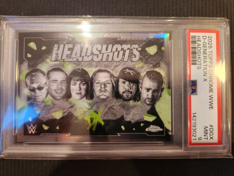 2025 Topps Chrome WWE - Headshots D-Generation X #DGX PSA 9 