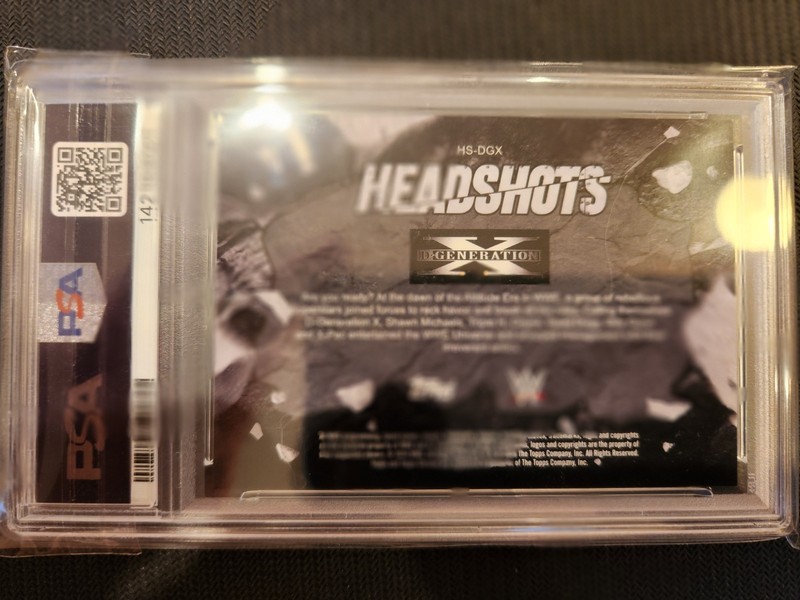 2025 Topps Chrome WWE - Headshots D-Generation X #DGX PSA 9  view 2