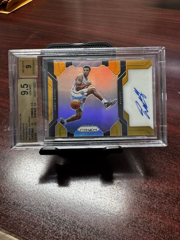 2016-17 Panini Prizm Jamal Murray Prizm Gold Auto #91 4/10
