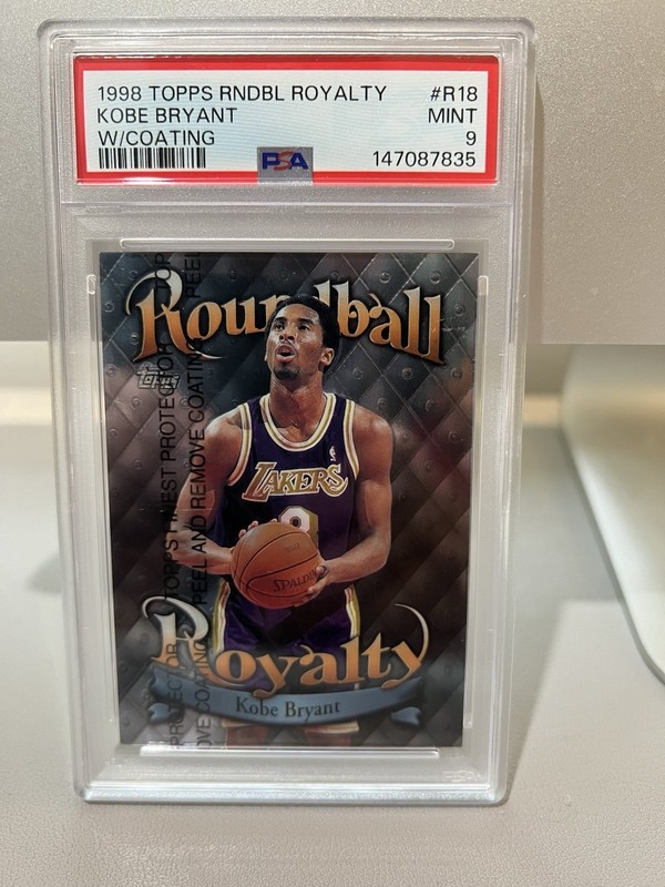 1998-99 Topps Roundball Royalty Kobe Bryant #R18 w/coating Lakers Basketball PSA