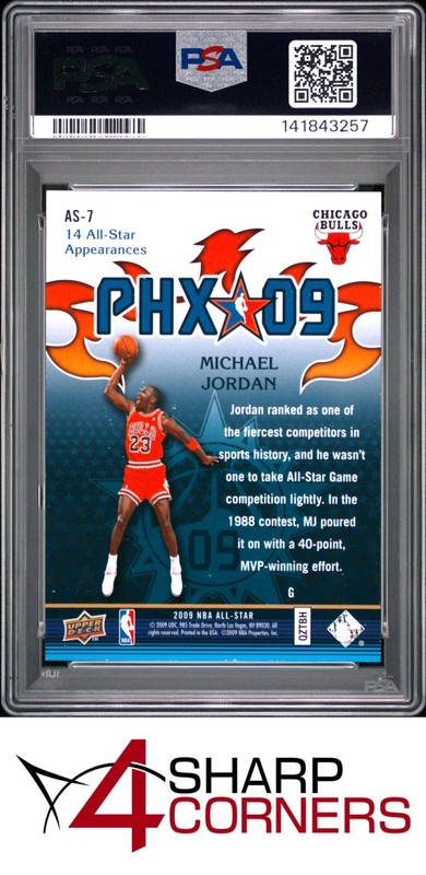 2008 Upper Deck Nba All-Star Game #As-7 Michael Jordan Hof