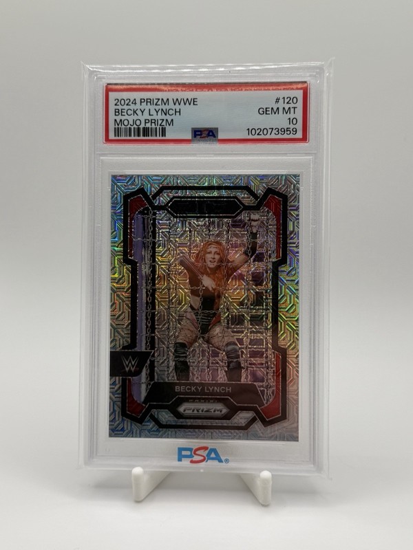 2024 WWE Prizim Becky Lynch Mojo /25 - PSA 10