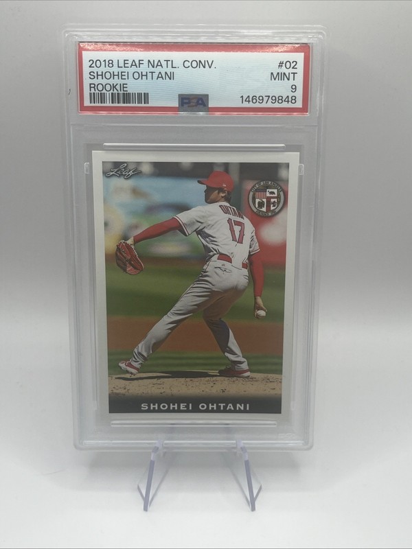 2018 Leaf National Convention Shohei Ohtani Rookie PSA 9
