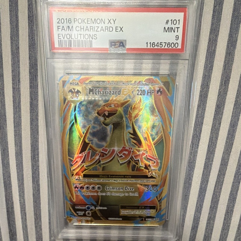 M Charizard EX PSA 9 Pokemon XY Evolutions 101/108 Holo Full Art English