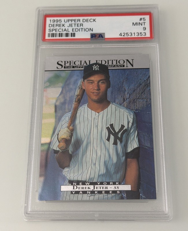 1995 UPPER DECK BASEBALL DEREK JETER PSA 9 SPECIAL EDITION #5