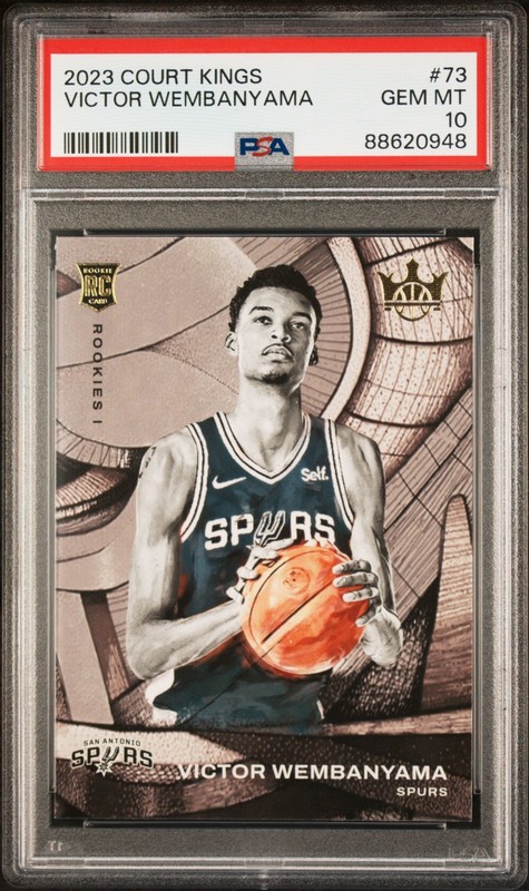 2023-24 Panini Court Kings - Victor Wembanyama #73 RC Rookie PSA 10