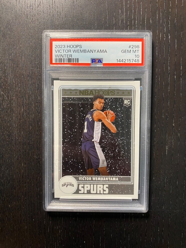 2023-24 Panini Hoops Winter  Tribute Victor Wembanyama #298 Winter (RC) PSA 10!!