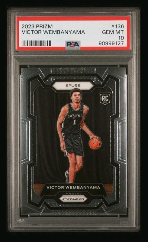 2023 Panini Prizm Victor Wembanyama Rookie Card PSA 10 Gem Mint!!