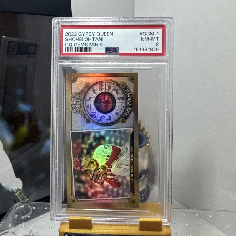 2022 Gypsy Queen Shohei Ohtani Los Angels Dodgers Gems Minis Rare SP GGM-1 PSA 8