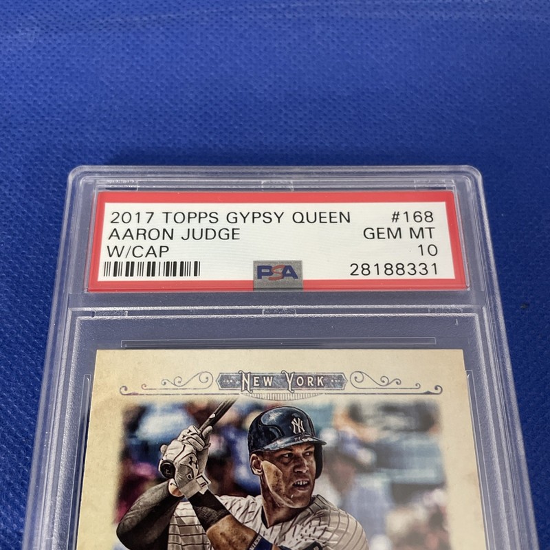 Aaron Judge 2017 Gypsy Queen W/Cap PSA10 view 2