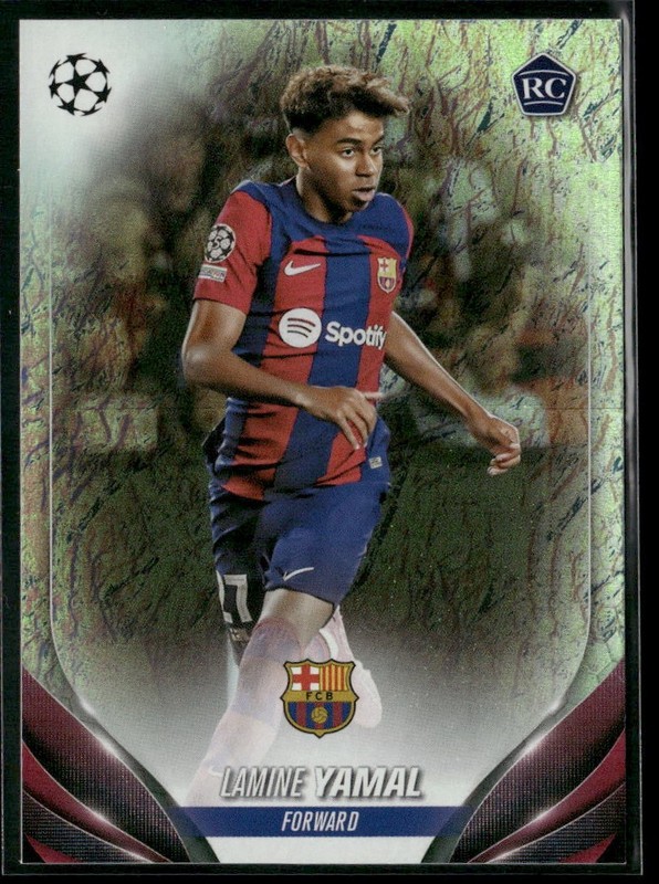 2023-24 Topps UEFA Jade Edition Lamine Yamal RC #64 Barcelona