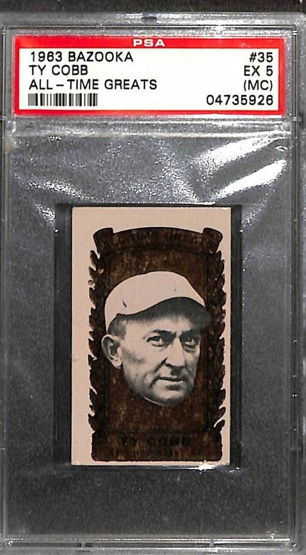 1963 Bazooka #35 Ty Cobb PSA 5MC  04735926 