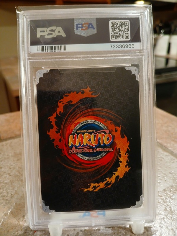 Naruto CCG, Naruto Uzumaki & Sakura Haruno PSA 10 1st Edition Super Rare #441 view 2