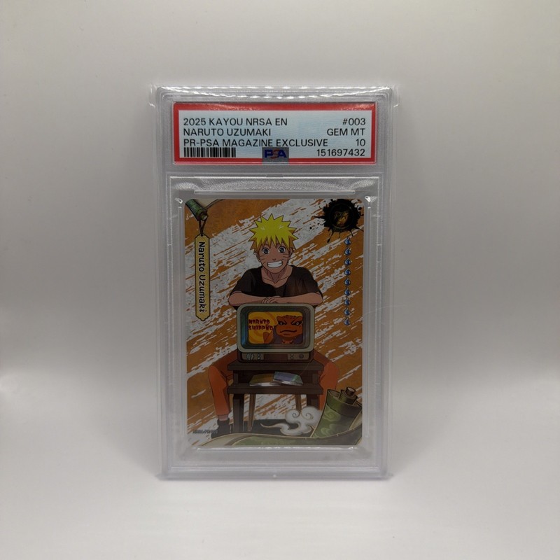 PSA 10 2025 Naruto Uzumaki NRSA-PR-003 PSA Exclusive Promo Kayou GEM MT