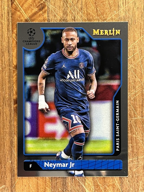 2021-22 Topps Merlin Collection Chrome UCL #10 Neymar Jr PSG