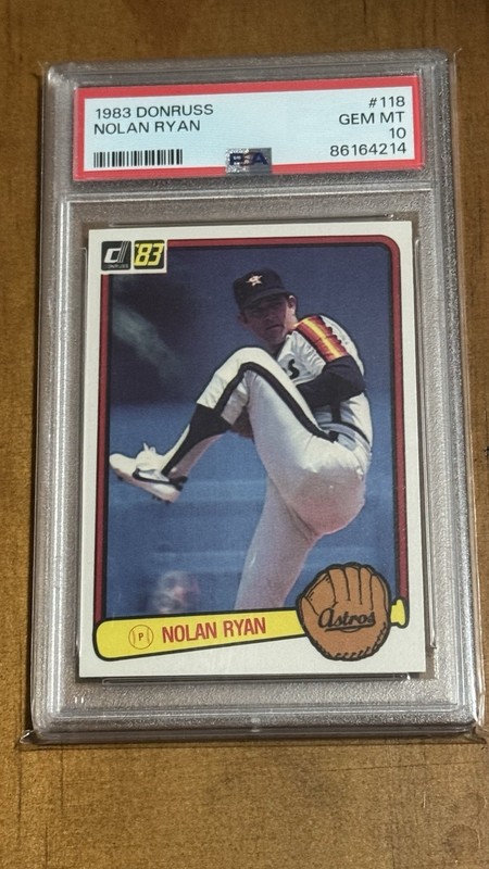 1983 Donruss Nolan Ryan PSA 10