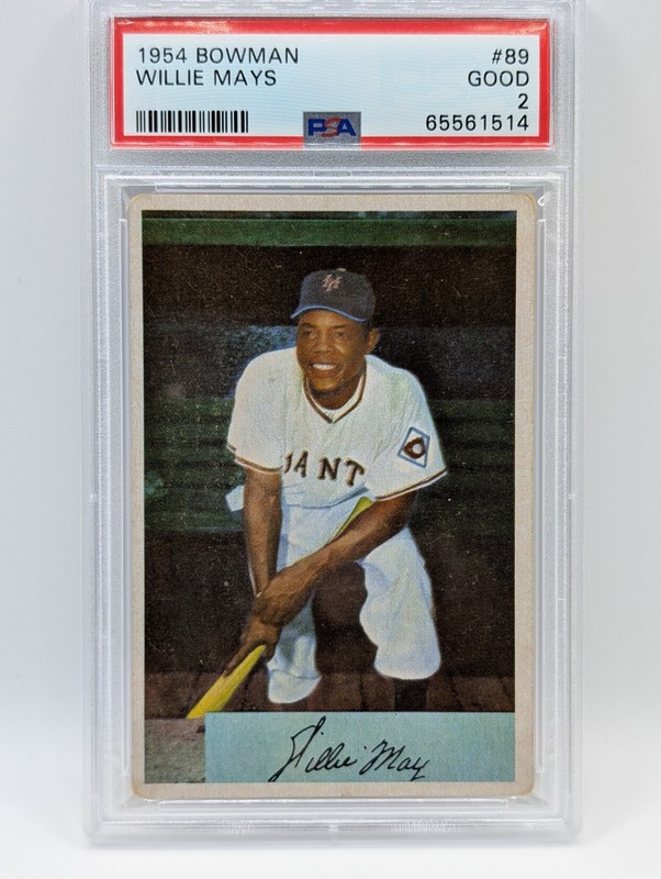 1954 Bowman - Willie Mays #89 PSA 2