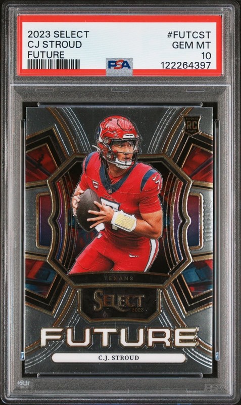 2023 Panini Select Future #FUT-CST CJ Stroud (RC) PSA 10 Texans FREE SHIPPING