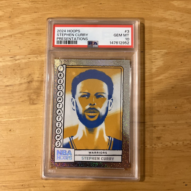 2023 Panini Hoops Stephen Curry Presentations PSA 10 Gem Mint Warriors 