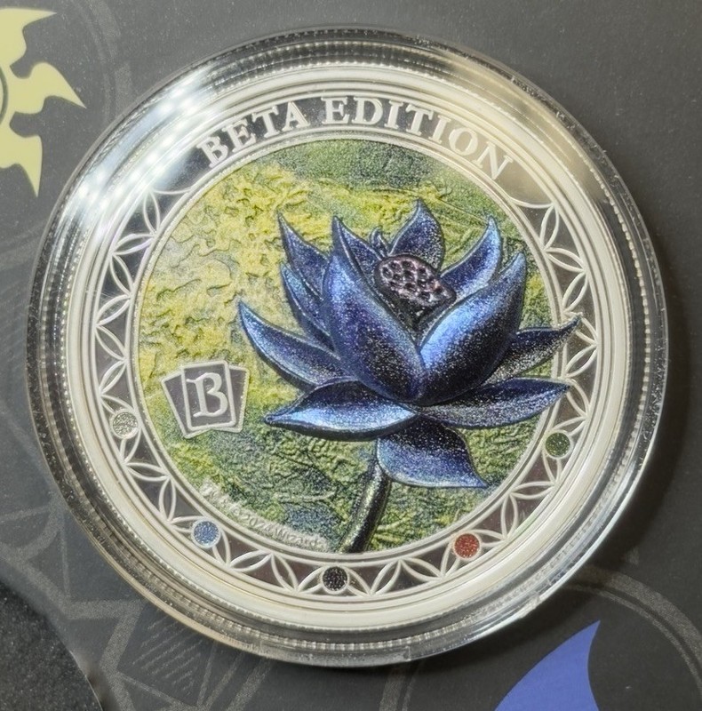 2024 Samoa $5 Magic The Gathering BLACK LOTUS 1 Ounce Silver Coin **BBH62726