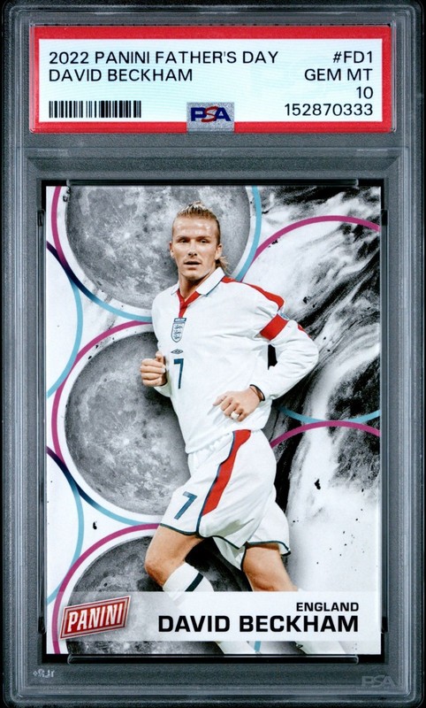 2022 Panini Father's Day David Beckham #FD1 PSA 10 GEM MINT