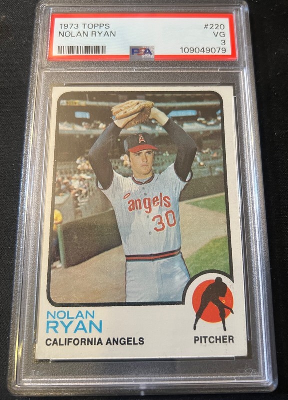 1973 TOPPS NOLAN RYAN  #220  PSA 3