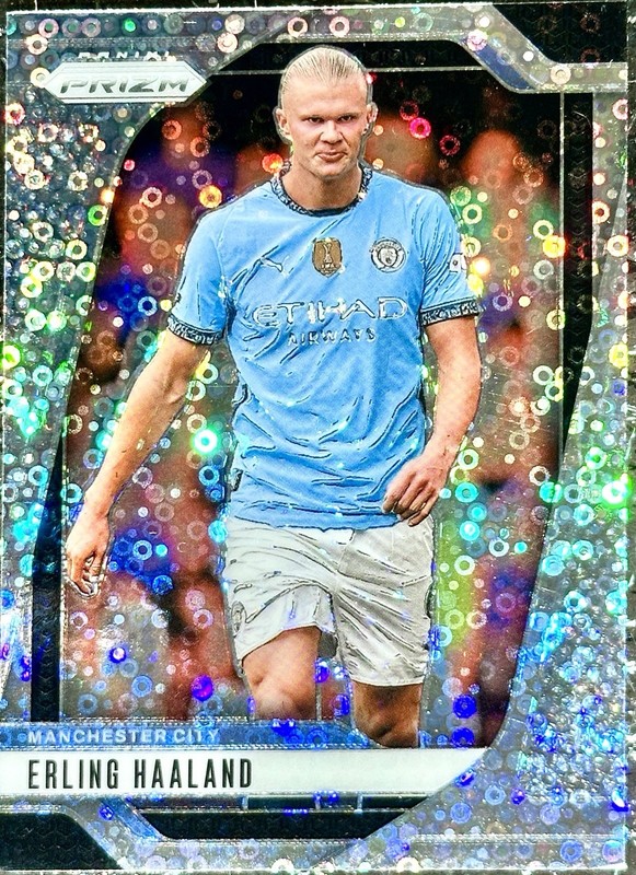 2024-25 Erling Haaland #9💎Breakaway Rain Drop Prizm~Panini Champions League