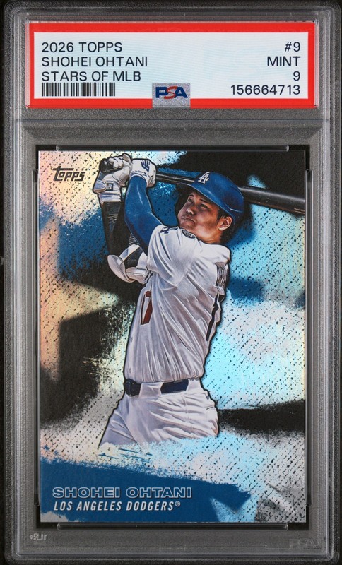 2026 Topps Stars Of Mlb #9 Shohei Ohtani PSA 9 MINT