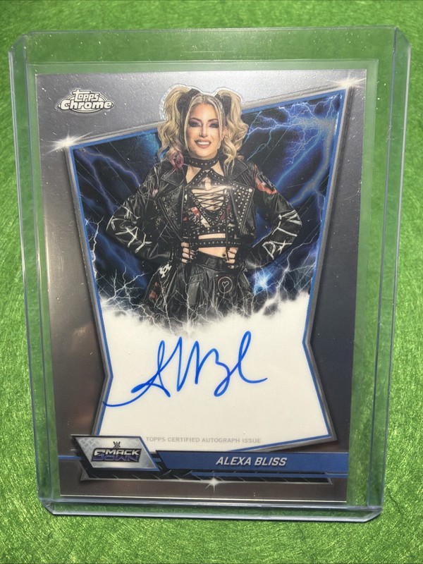 2026 Topps Chrome WWE Alexa Bliss Blue Brand Chrome Auto #BBA-BLI
