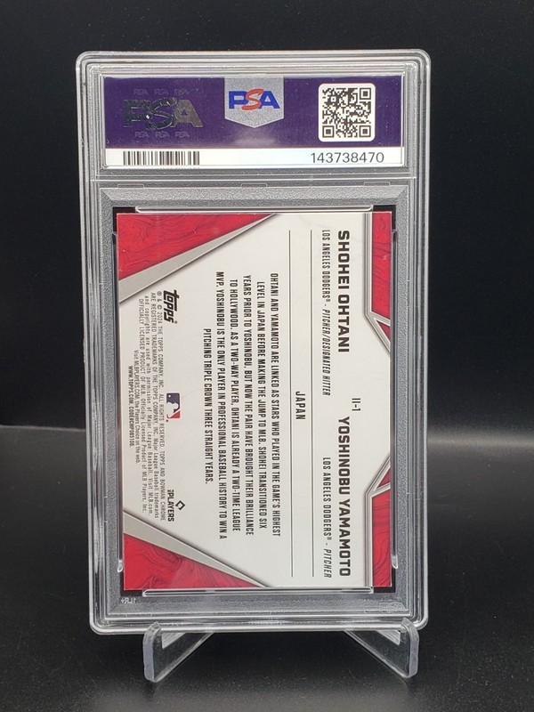 2024 Bowman Chrome - International Impact Ohtani,  Yamamoto(RC) PSA 10 Gem Mint  view 2