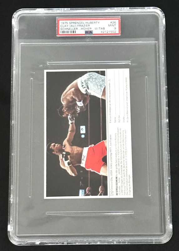 1979 United Press Int. Muhammad Ali Card PSA 8 NM-MT! Pop 4 None higher