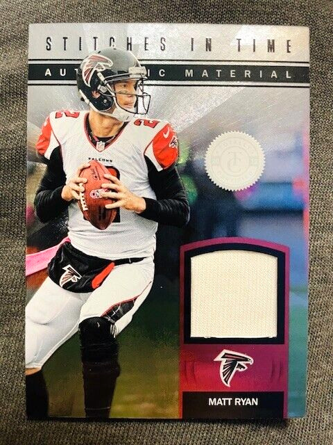 2012 Panini Totally Certified Matt Ryan Game Used Worn Jersey Relic /199 Rare view 1