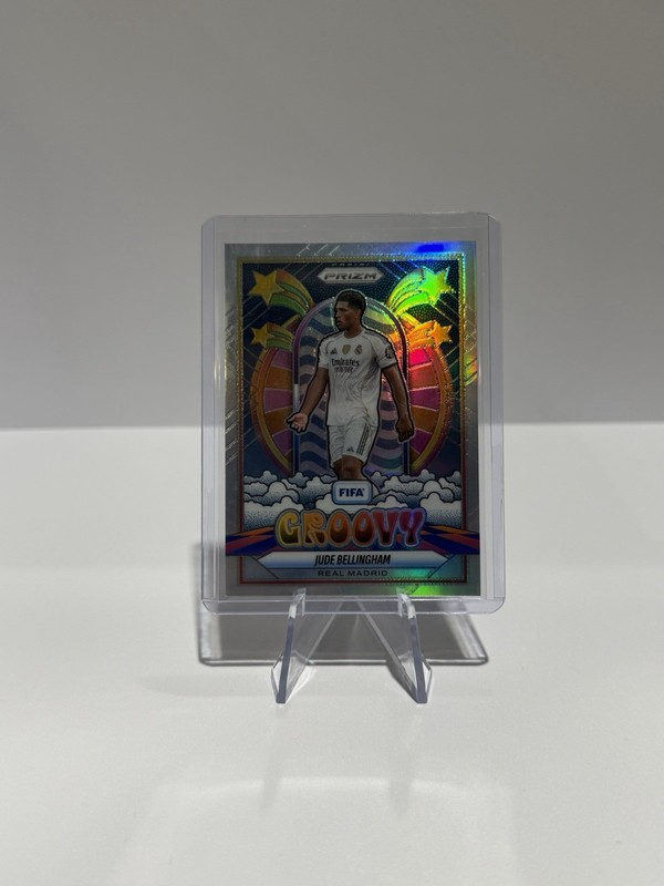2025-26 Panini Prizm FIFA Jude Bellingham Groovy #1 Real Madrid SM4