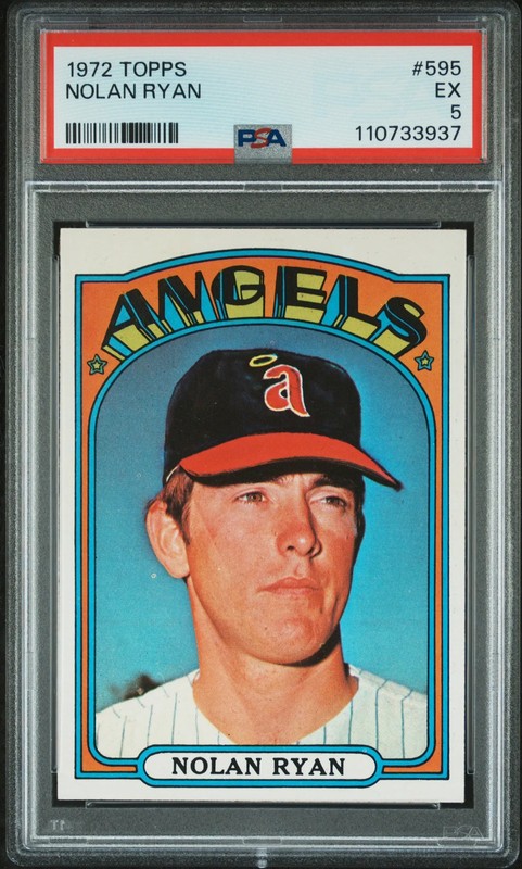 1972 Topps Nolan Ryan #595 PSA 5