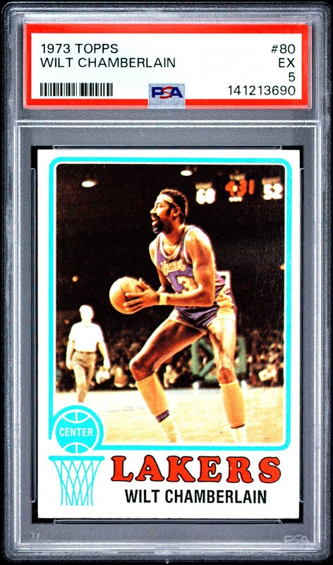 1973 Topps Wilt Chamberlain #80 PSA 5