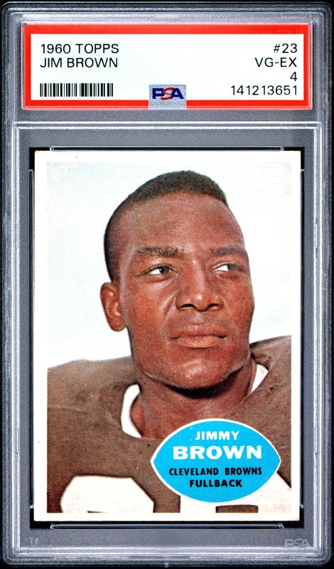 1960 Topps Jim Brown #23 PSA 4