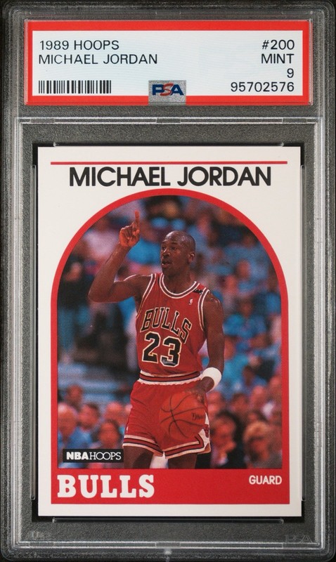 1989 NBA HOOPS MICHAEL JORDAN #200 - PSA 9 MINT