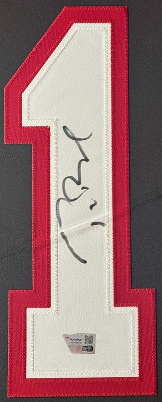 Tom Brady Signed Tampa Bay Buccaneers Nike Jersey Framed Fanatics COA Auto view 2