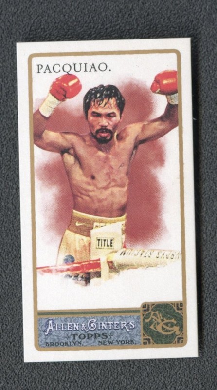 2011 Topps Allen & Ginter Mini RC ROOKIE Manny Pacquiao #262