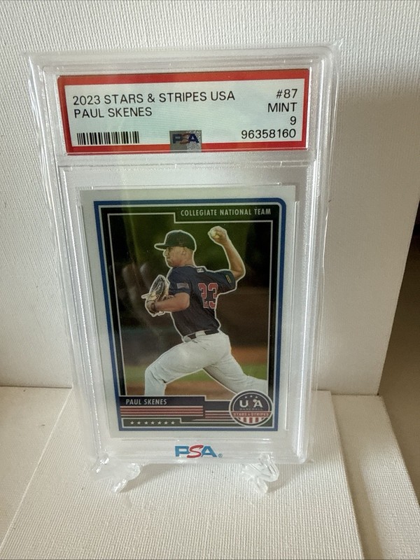 2023 Panini Stars & Stripes USA Stars: # 87 Paul Skenes PSA 9 MINT