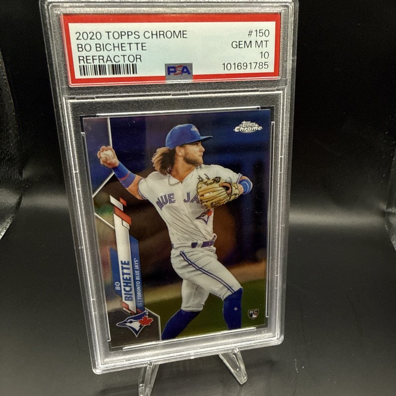 2020 Topps Chrome REFRACTOR #150 Bo Bichette RC PSA 10 GEM MINT